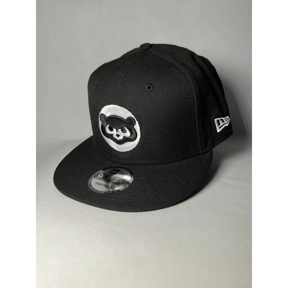 Chicago Cubs MLB New Era 9FIFTY Black Cap Snapback Custom